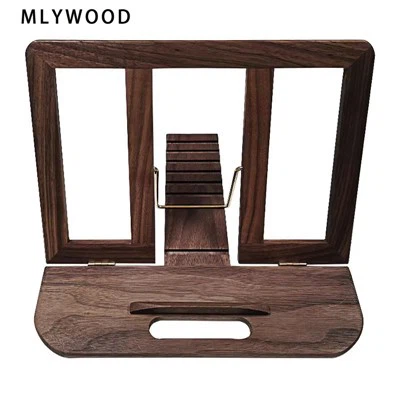 Dřevěný nastavitelný stojan na notebook